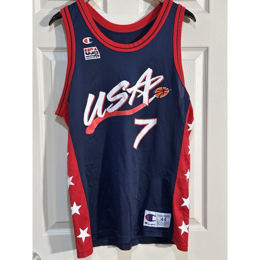 Vintage Champion USA D. Robinson #7 Jersey Size 44